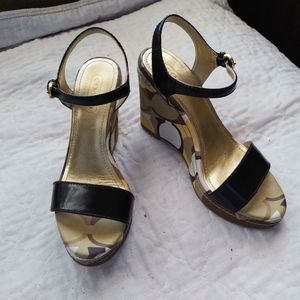 Coach "Klara" Wedge Sandals